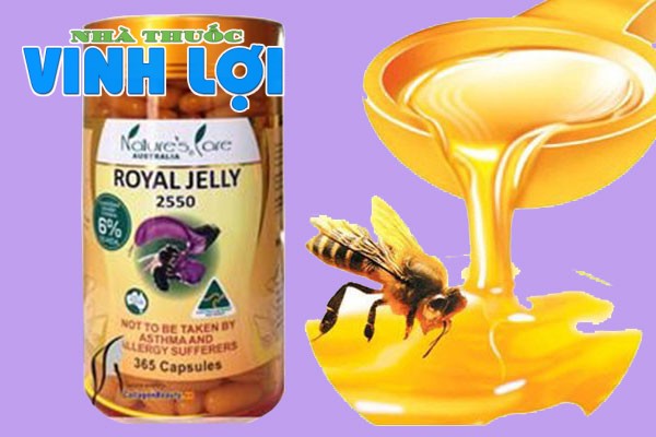 Viên uống sữa ong chúa Royal Jelly 2550mg