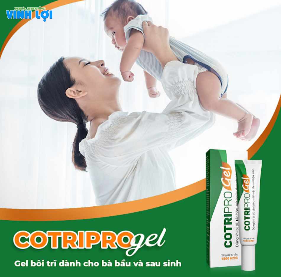 Cotripro Gel an toàn khi sử dụng cho phụ nữ cho con bú