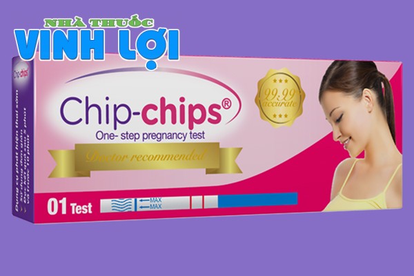 Hình ảnh que thử thai Chip Chip