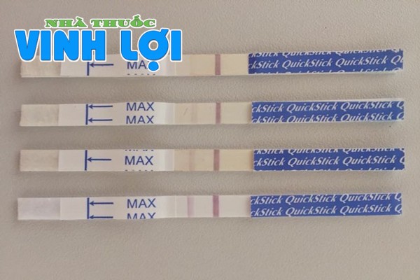 Que thử xuất hiện 1 vạch đậm và 1 vạch mờ là sao?
