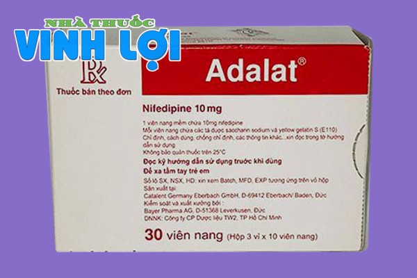 Hộp thuốc Adalat 10mg
