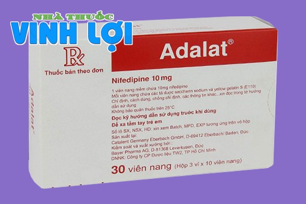 Hình ảnh hộp thuốc Adalat 10mg