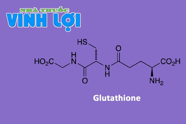 Công thức cấu tạo hóa học của Glutathione