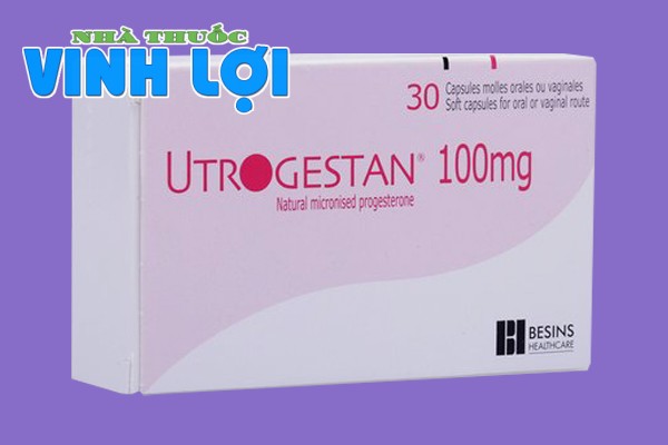 Hình ảnh hộp thuốc Utrogestan 100mg