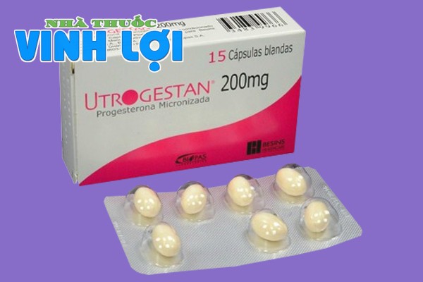 Vỉ thuốc dưỡng thai Utrogestan 200mg