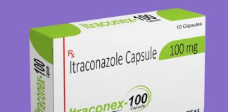 Itraconazole capsules 100 mg