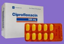Thuốc Ciprofloxacin 500mg