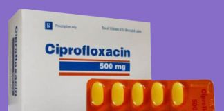 Thuốc Ciprofloxacin 500mg