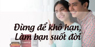 Sản phẩm QueenUp - giúp bạn căng tràn sức sống