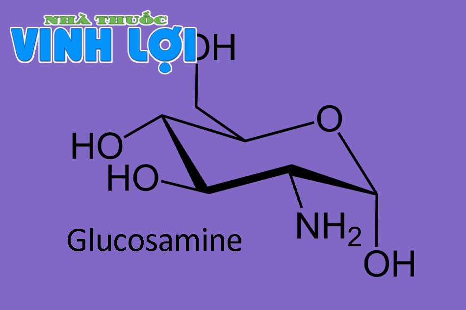 Công thức hóa học hoạt chất Glucosamin