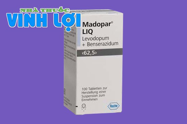 Hình ảnh hộp thuốc Madopar 62,5mg