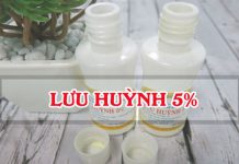 Lưu huỳnh 5% sản phẩm của công ty dược phẩm Nam Việt