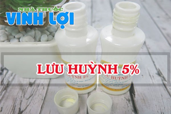 Lưu huỳnh 5% sản phẩm của công ty dược phẩm Nam Việt
