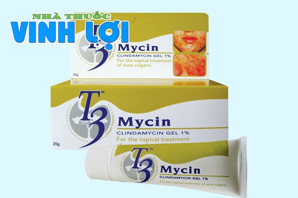 Tương tác thuốc của T3 Mycin gel