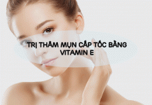 Trị thâm mụn bằng vitamin E