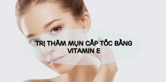 Trị thâm mụn bằng vitamin E