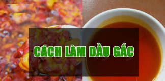 Làm dầu gấc tại nhà