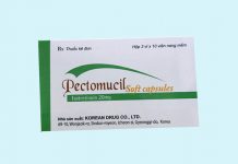 pectomucil 20mg trị mụn trứng cá nặng