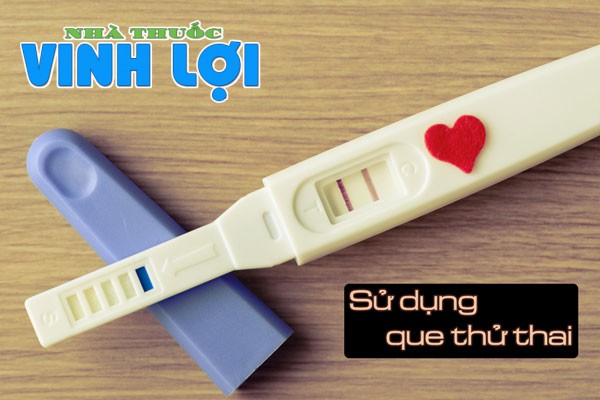 Sử dụng que thử thai