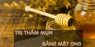 Trị thâm mụn bằng mật ong