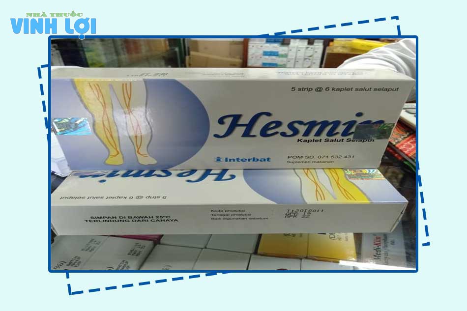 Tác dụng phụ của thuốc Hesmin 500mg