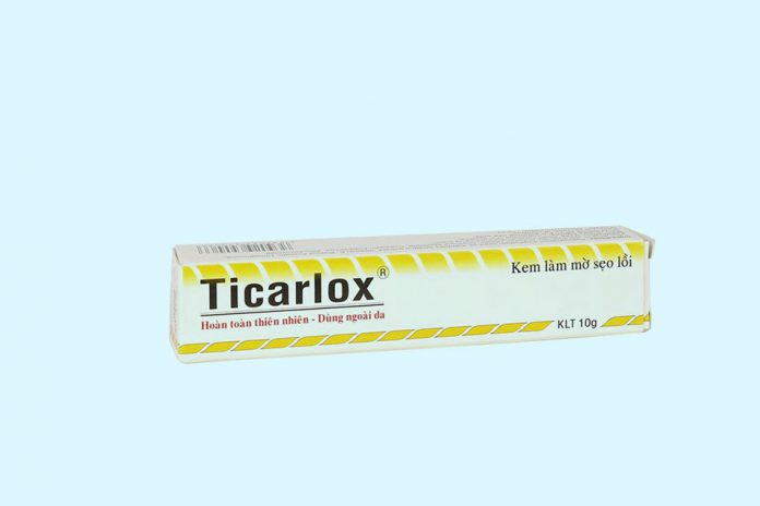 Ticarlox là một trong những sản phẩm trị sẹo tốt nhất
