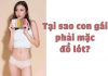 Tại sao con gái phải mặc đồ lót?