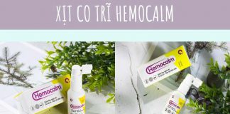 Xịt co trĩ Hemocalm