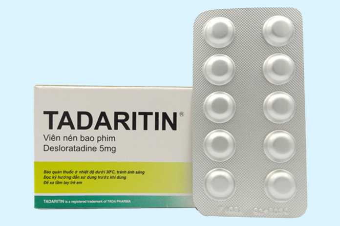 Tadaritin nhóm thuốc giảm kích ứng tiêu hóa