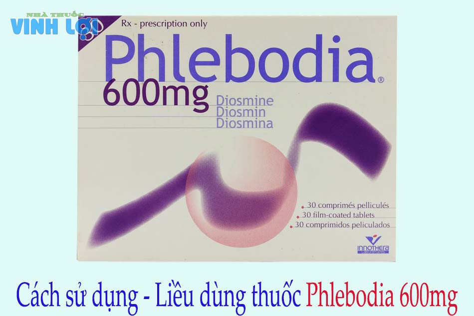 Cách sử dụng - Liều dùng thuốc Phlebodia 600mg