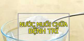 Nước muối chữa bệnh trĩ
