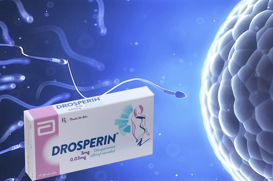 Thuốc tránh thai Drosperin sử dụng hàng ngày