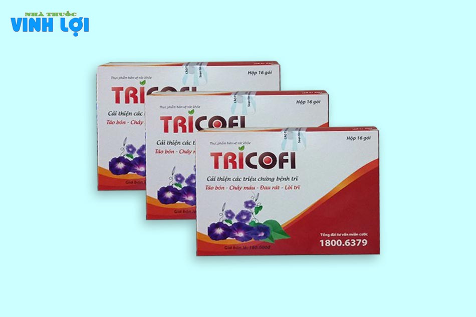 Cách sử dụng Tricofi hỗ trợ giảm đau trĩ