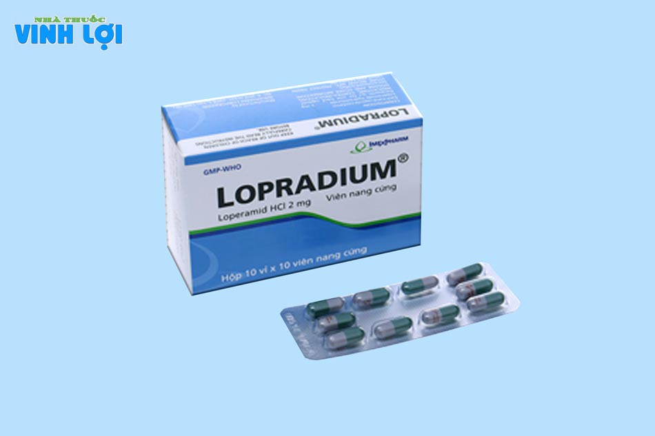 Lopradium được bán với giá dao động từ 45.000 - 50.000 VND / Hộp