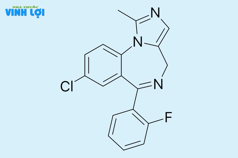 Thành phần chính của Paciflam là Midazolam hydroclorid