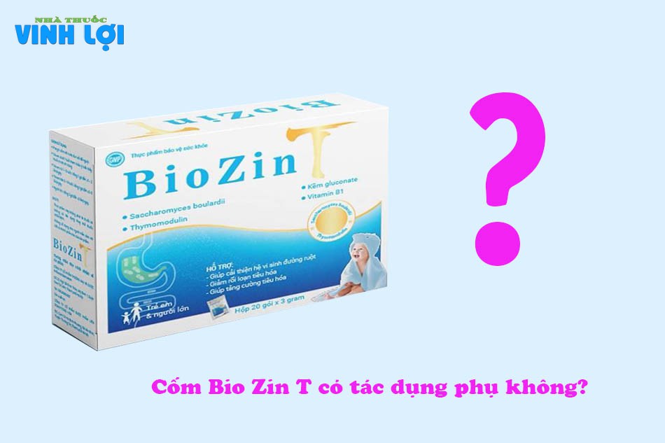 Cốm Bio Zin có tác dụng phụ không?
