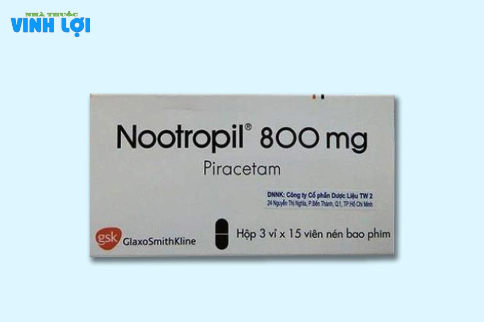 Tương tác thuốc Nootropyl 800mg