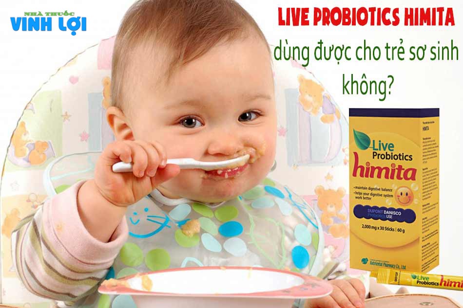 Live Probiotics Himita có dùng được cho trẻ sơ sinh không?