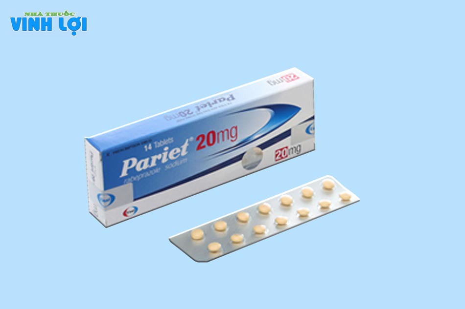 Pariet 20mg là thuốc thuộc nhóm các thuốc tác động lên đường tiêu hóa