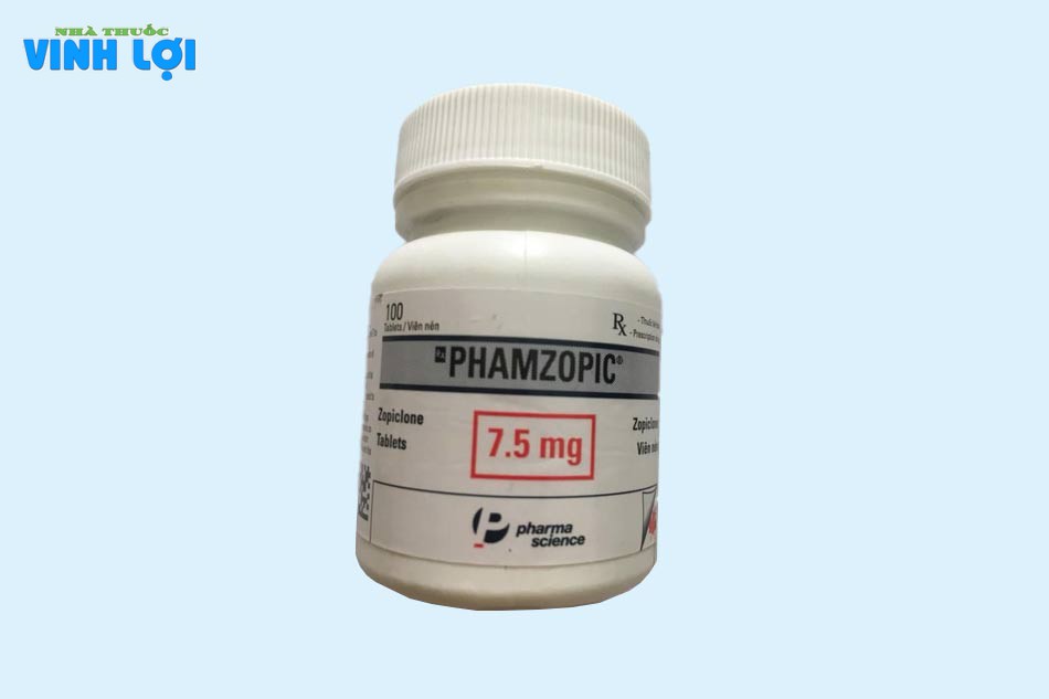 Thuốc ngủ Phamzopic 7,5mg có thành phần hoạt chất là gì?
