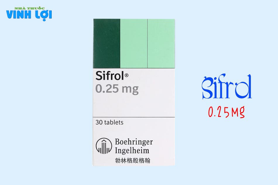 Thuốc Sifrol 0.25mg