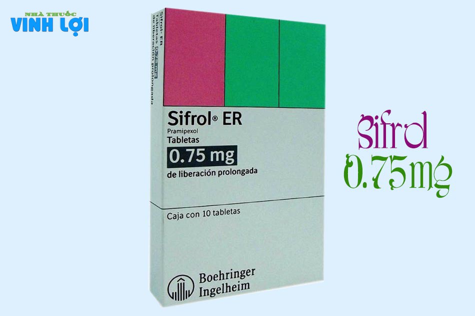 Thuốc Sifrol 0.75mg