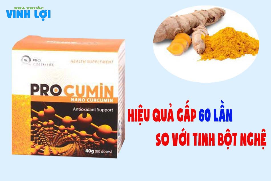 Công dụng của ProCumin Nano Curcumin