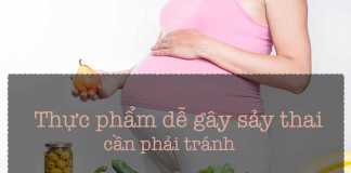 Thực phẩm dễ gây sảy thai