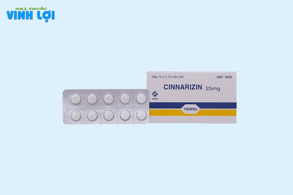 Chống chỉ định của Cinnarizine 25mg
