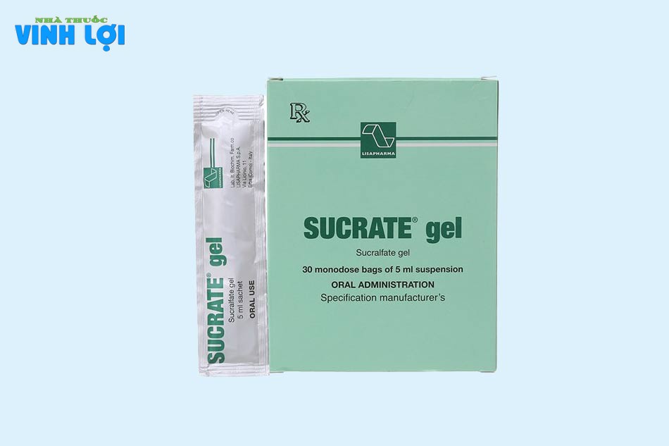 Chống chỉ định của Sucrate gel