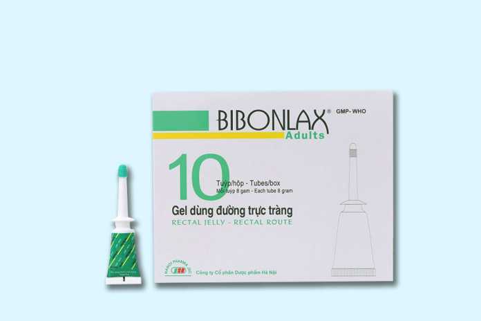 Thuốc Bibonlax Adults 8g: Gel dùng đường trực tràng cho người lớn