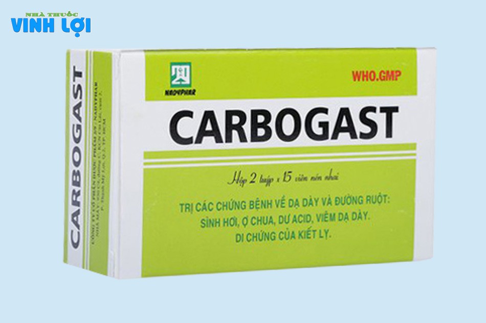 Hình ảnh hộp thuốc Carbogast