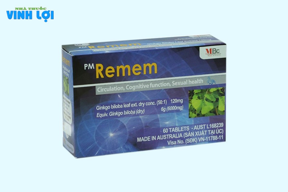 PM Remem là thuốc bổ não có tác dụng kích thích quá trình tuần hoàn máu não