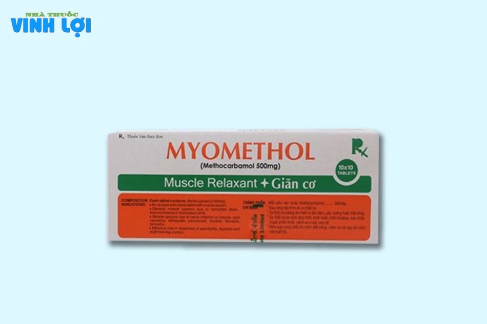 Myomethol 500mg chống chỉ định với các trường hợp nào?